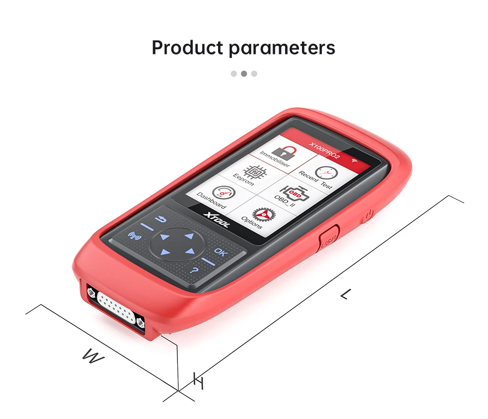 Xtool X100 Pro2 Auto Key Programmer Reset ECM & Immobilizer X100 PRO 2 OBD2 Diagnostic Scanner with EEPROM Adapter