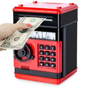 Brand new face identification saving money box atm piggy savings bank toys with high quality