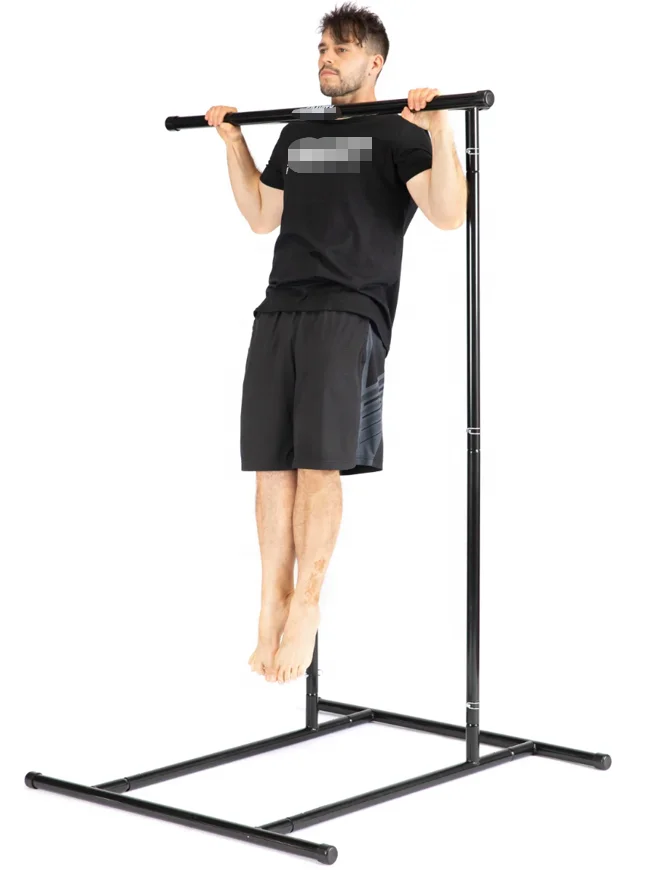 Free Standing Pull Up Bar Stand Sturdy Power Tower Workout Station For Home Gym Strength Training Adjustable Fitness Equipment