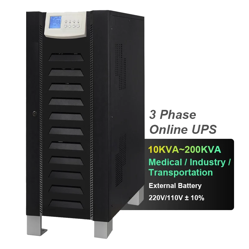 cwups Factory hot sales 6Kva 10Kva 100Kva 200kva online Medical industrial frequency ups power supply system