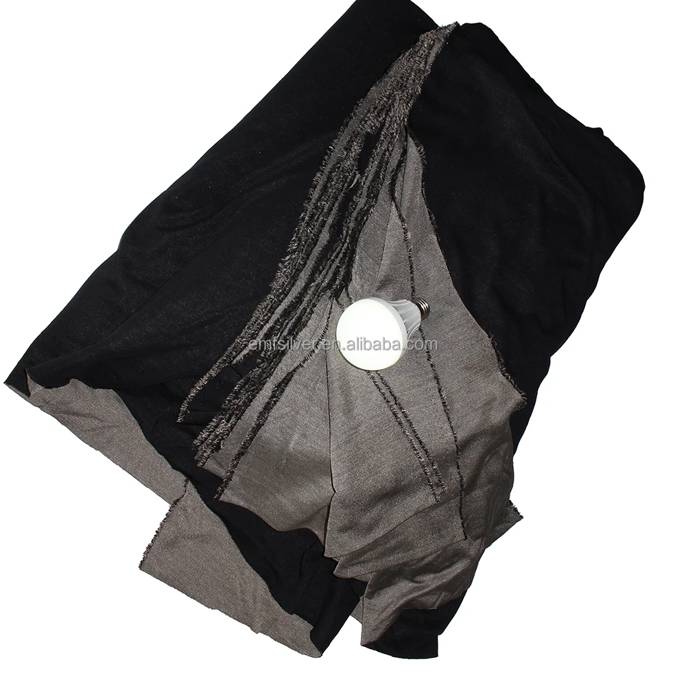 Block Emf protection Fabric anti radiation antibacterial silver cotton fabric