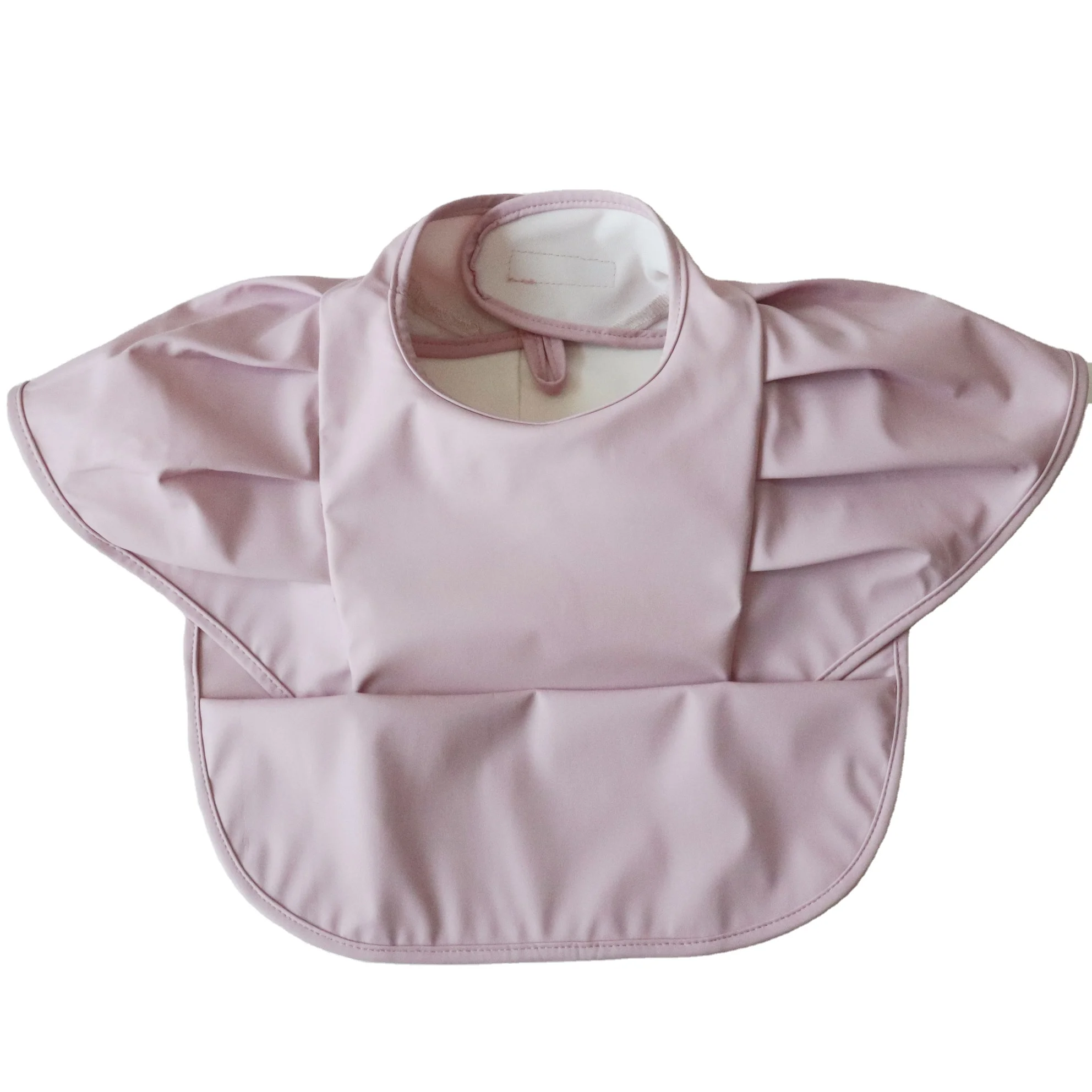 whosale OEKO-TEX 100 newborn  waterproof pu coating baby bib