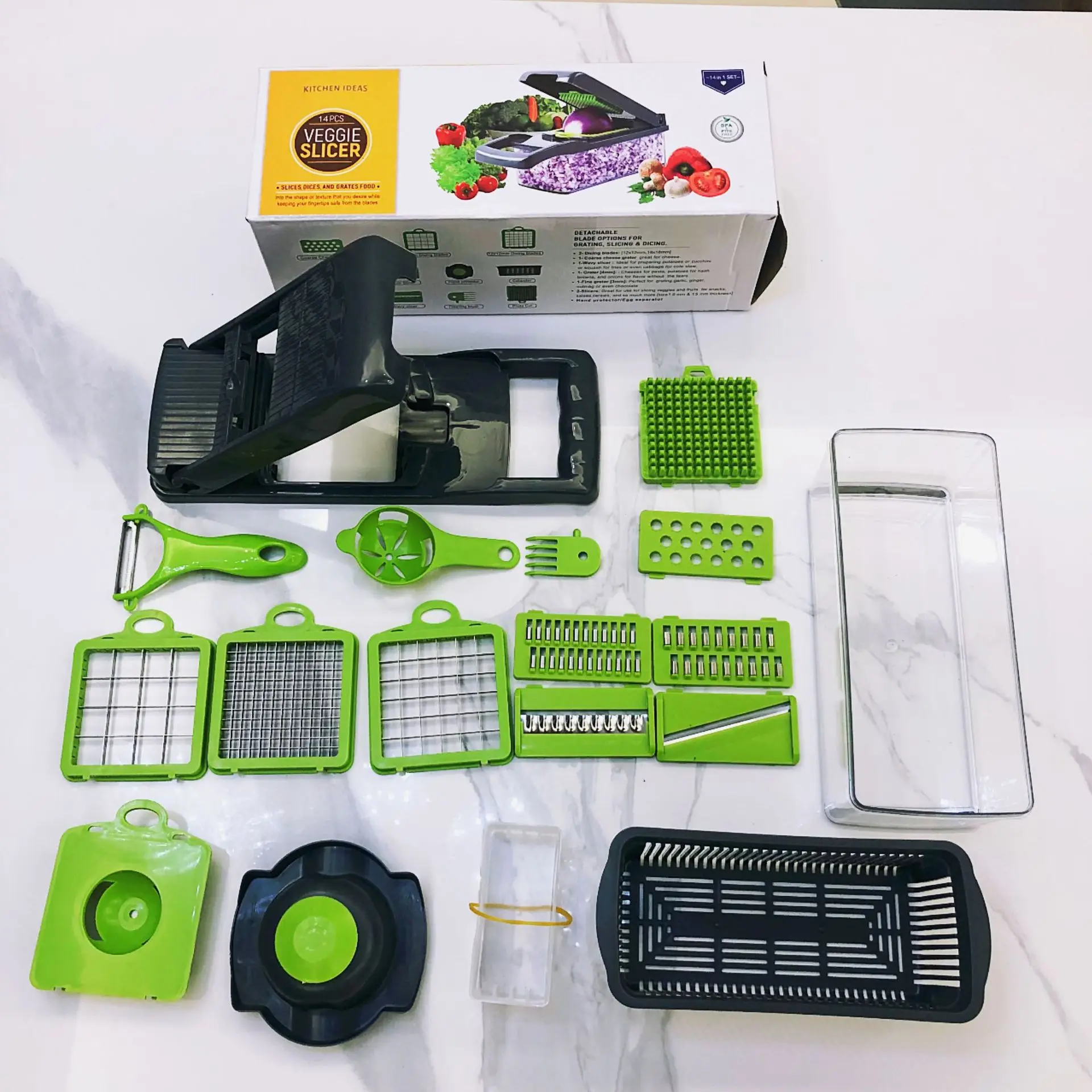 Cross-border kitchen utensil Multi-functional dicing Slicer Grater Kitchen s