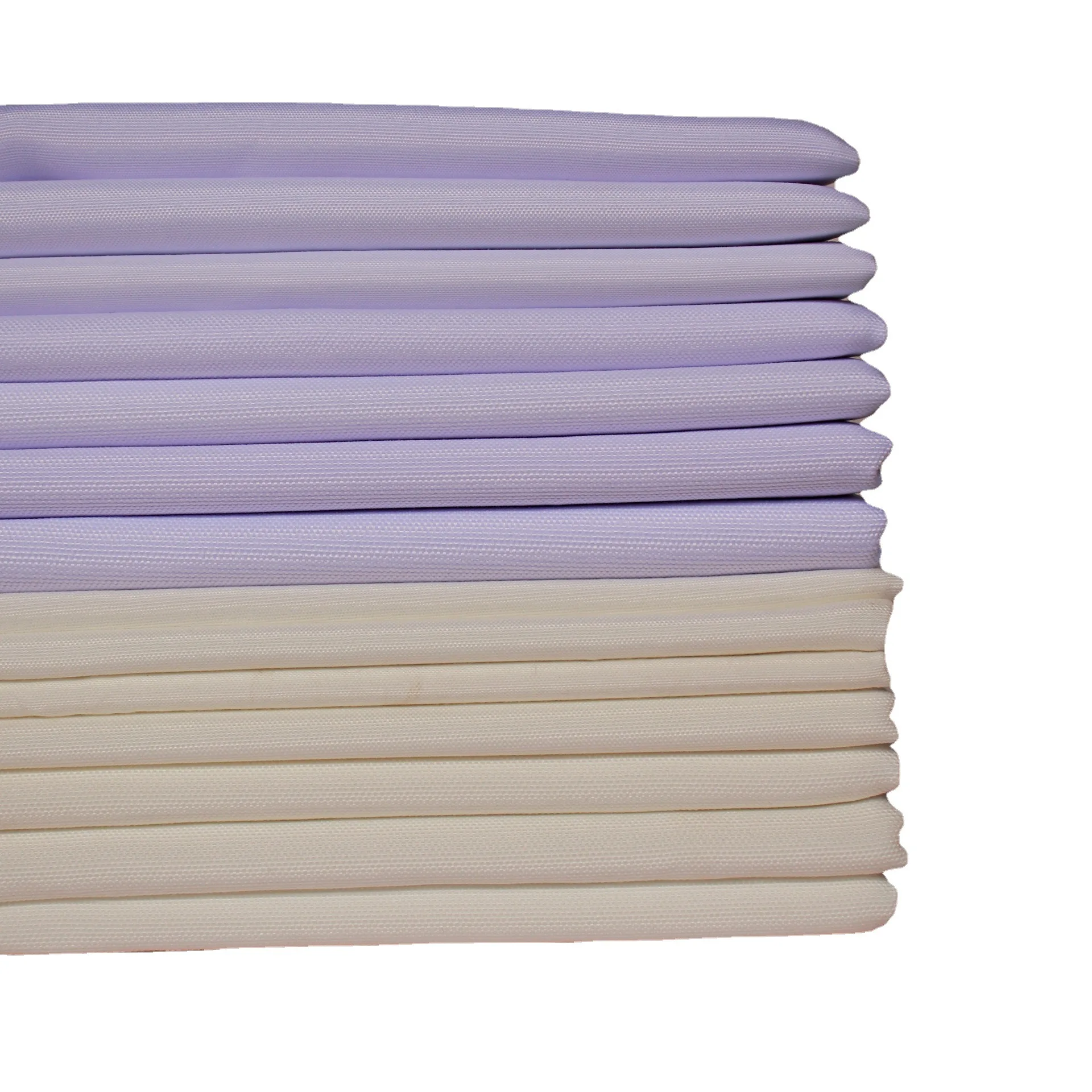 100% Polyester Fabric canvas printed luggage canvas fabric 6 An 8 An 10 An 12 An 16 safety polyester canvas bleached white