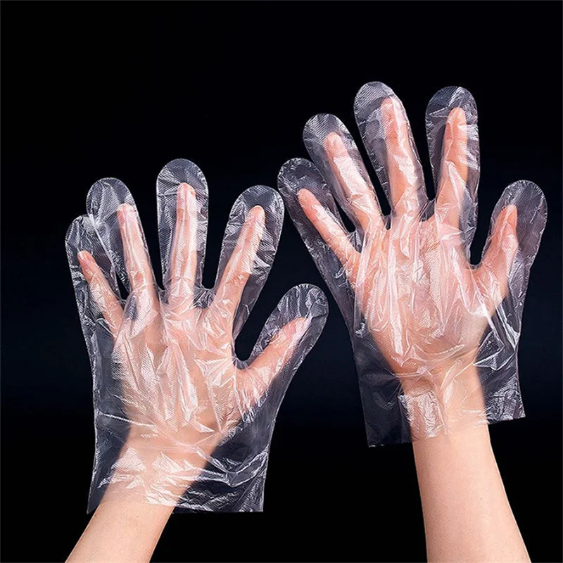 Plastic Transparent Household PE Disposable-Gloves