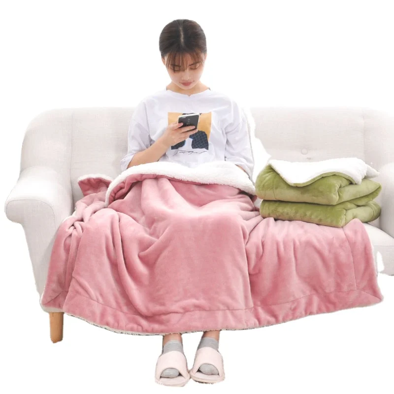 cheap high quality puff microfiber bed sheet fleece quilt wholesale