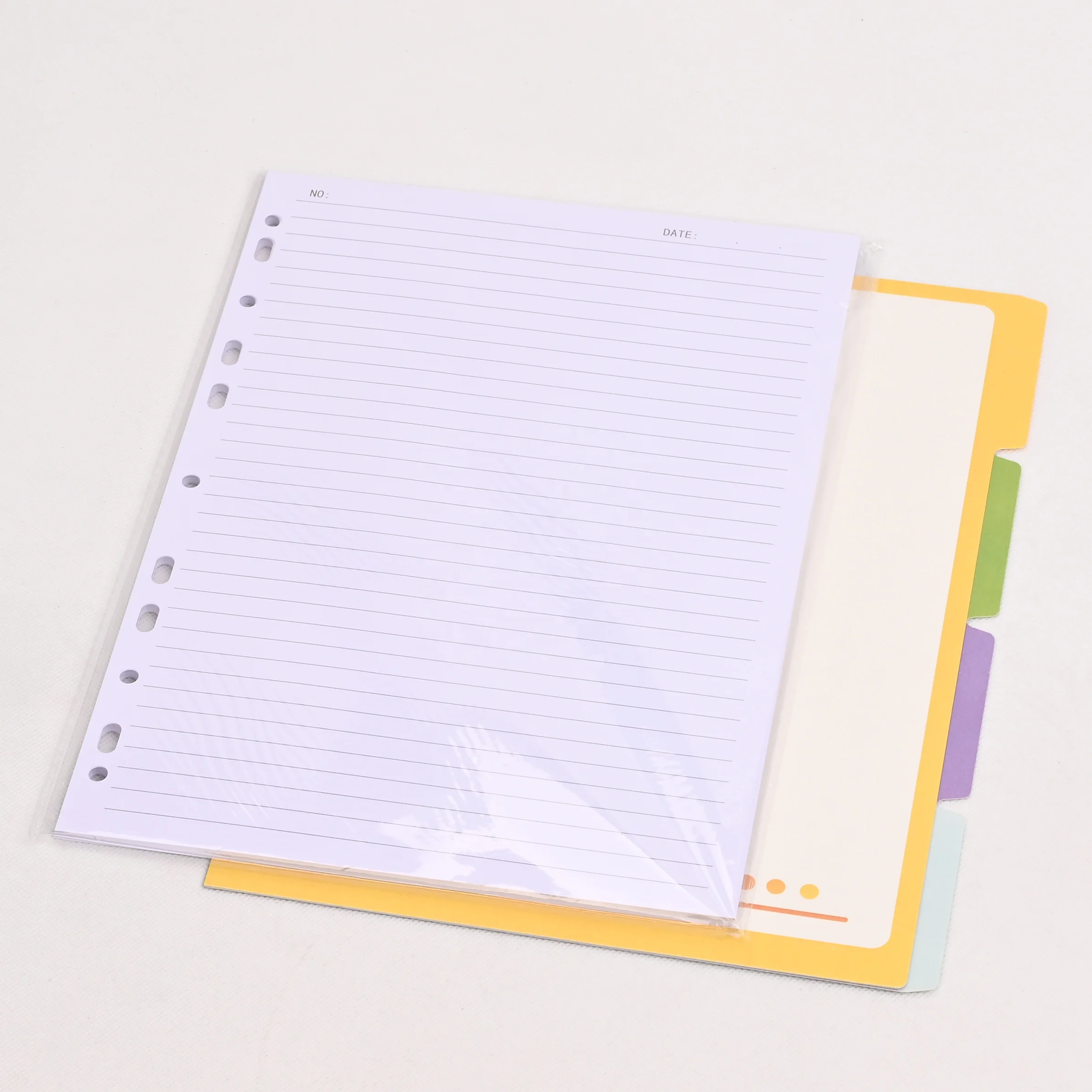 Bulk Wholesale Cartoon Super Cute Notebook With Paper Cover 6 rings Binder Spiral Bound Notebook For kids Student