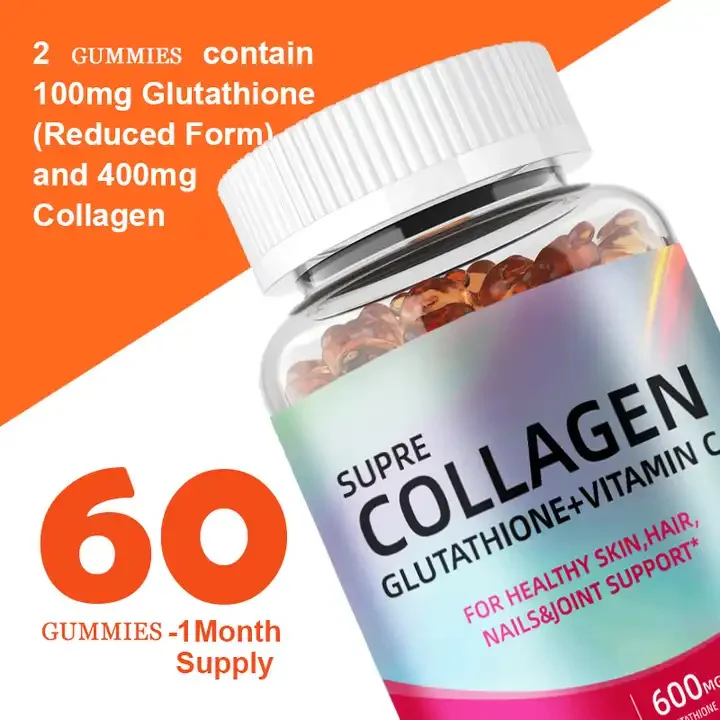 Biocaro Halal Gummy Candies Beauty Collagen Gummies for Skin Whitening