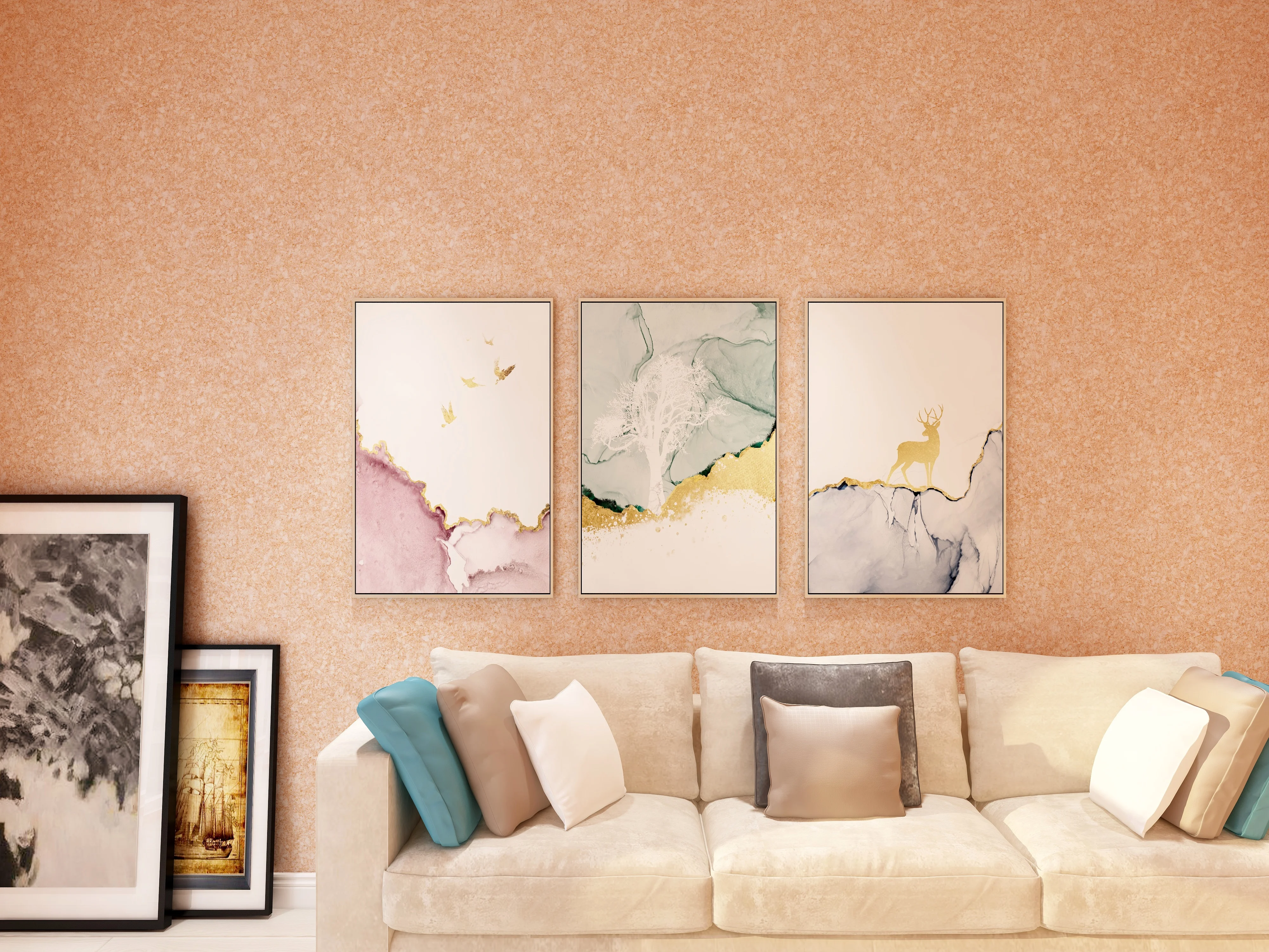 Silk Plaster Liquid Wallpaper Papier Peint Wallpapers/wall Coating For Interior Decoration