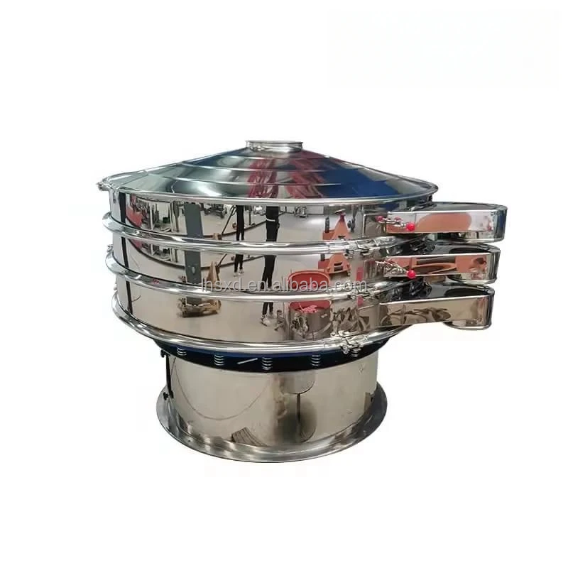 Automatic high grade rotary vibrating screen for aluminum powder Protein powder rotary vibrating screen for sulfur powder