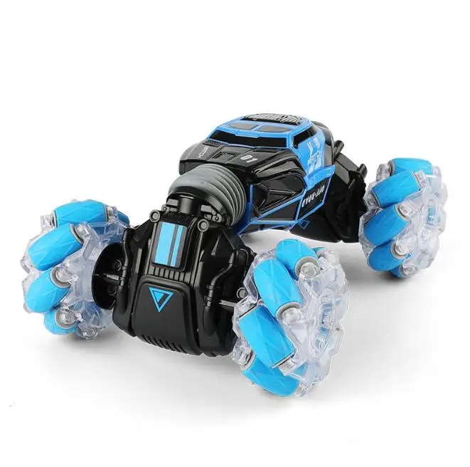 Double-sided rotating 360 degree twirl drifting remote control gesture sensor toy car