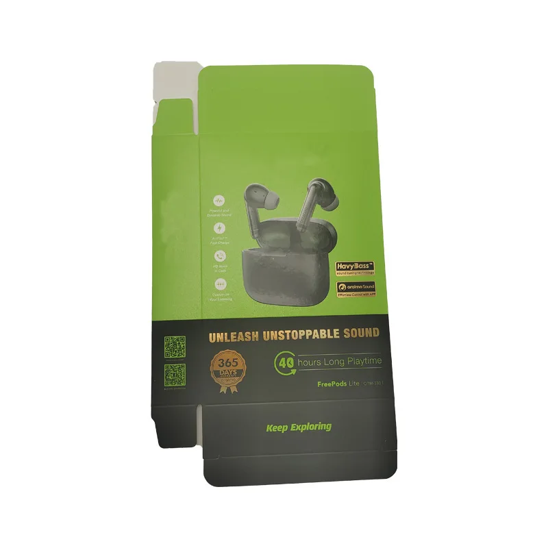 Складная бумажная коробка для USB-кабеля