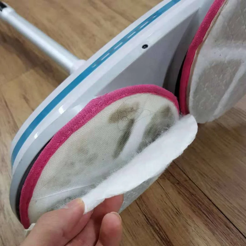 BaoJia Non-woven Fabric Floor Mop Pad Wipes with  disposable electrostatic mop cloth wipes 3plys non woven mop cap