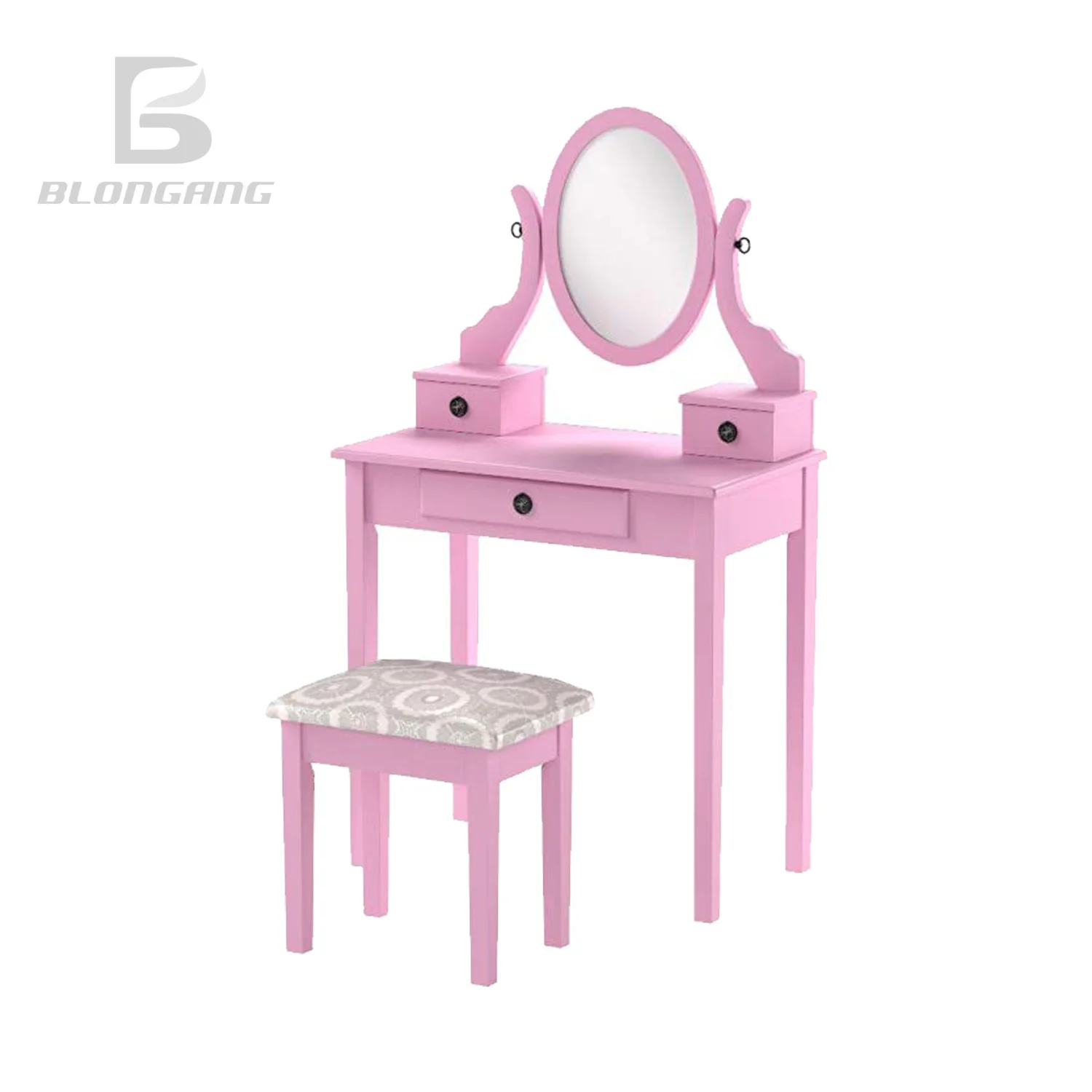
Colorful cheap makeup vanity table set for girls and teenager 