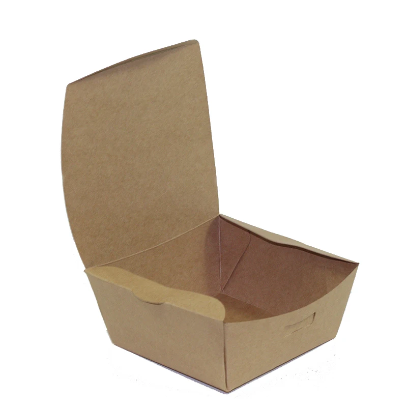 Disposable bamboo pulp paper kraft paper food container