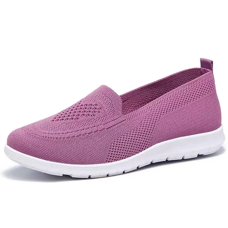 low price shoes women new styles spring summer 2023 black mesh flat women shoes