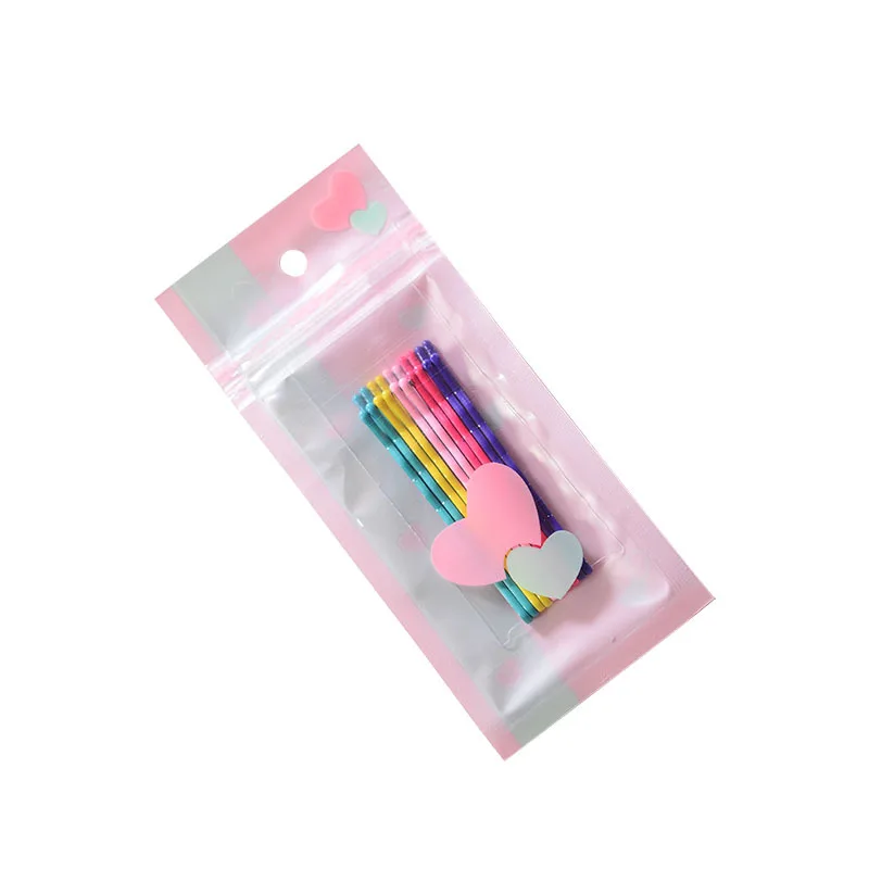 Hot Sale 10 Pcs Ins  Colorful Simple Hair Pin Hair Accessories Bobby Pin Women Hair Clip For Girls