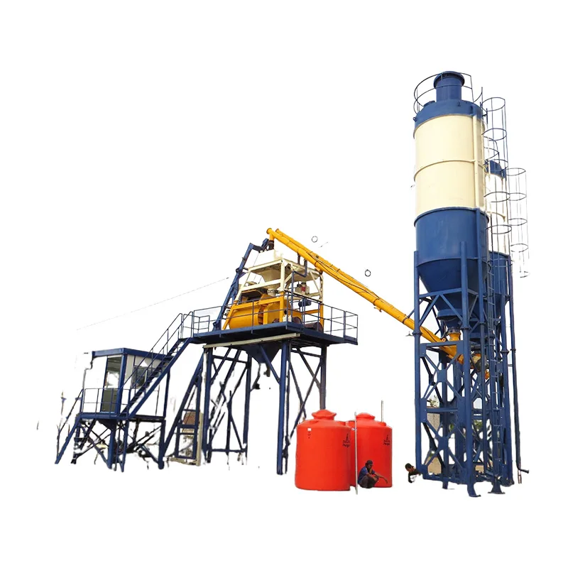 China Factory Manufacture 50m3/H dry mix concrete plant concrete mixing batch plant on sale
