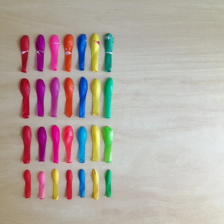 China Supply 3 Inch Summer Party Multiple Colors Unbreakable Water Balloons