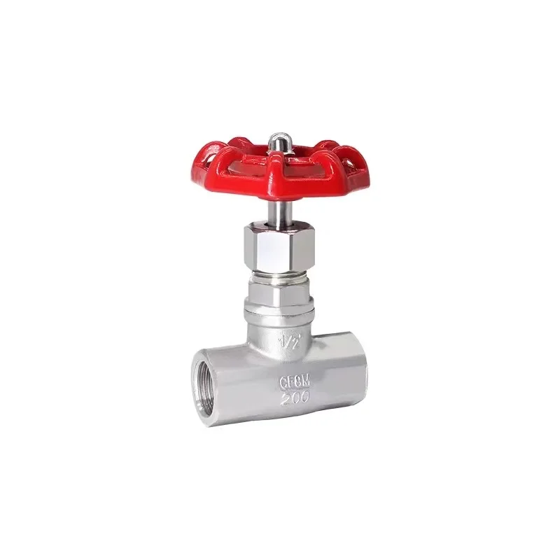 WZ Stainless steel 304 316  thread Actuated Handwheel Manual  globe valve