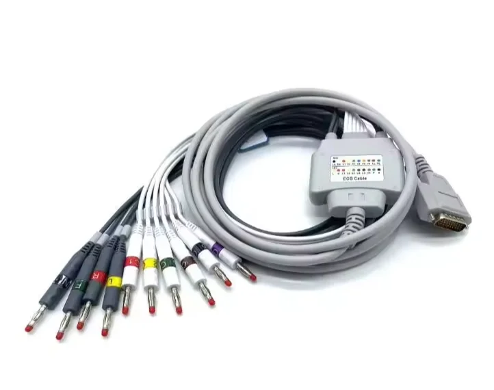 iMac 300 ECG machine patient 10lead ECG Cable 26pins
