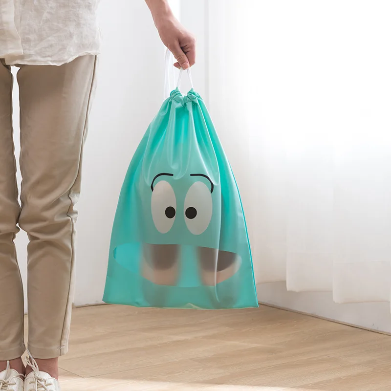 Wholesale Waterproof Custom Promotional Cheap Non-Woven Fabrics Drawstring Shoe Bag