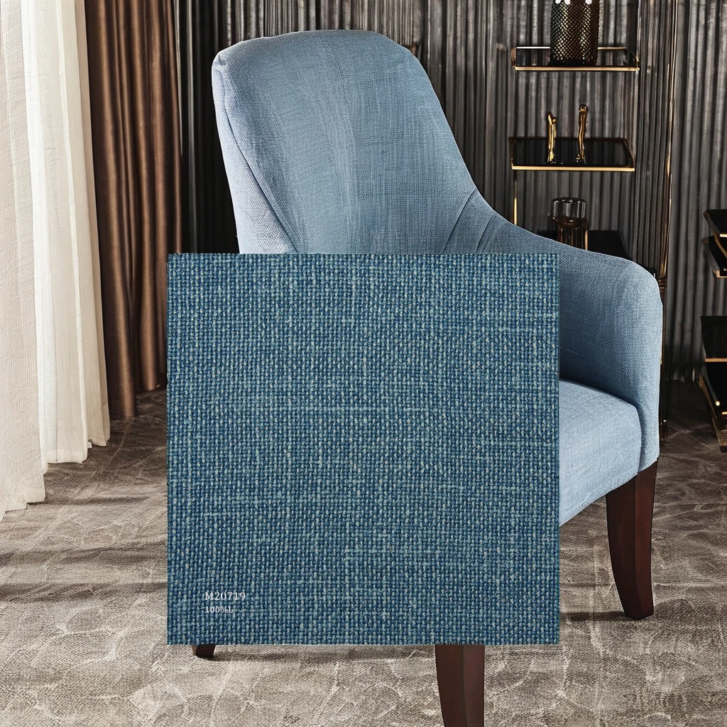 Gorgeous Print 100% Linen Upholstery Fabric Linen Fabric For Curtain Sofa Furniture Cushion