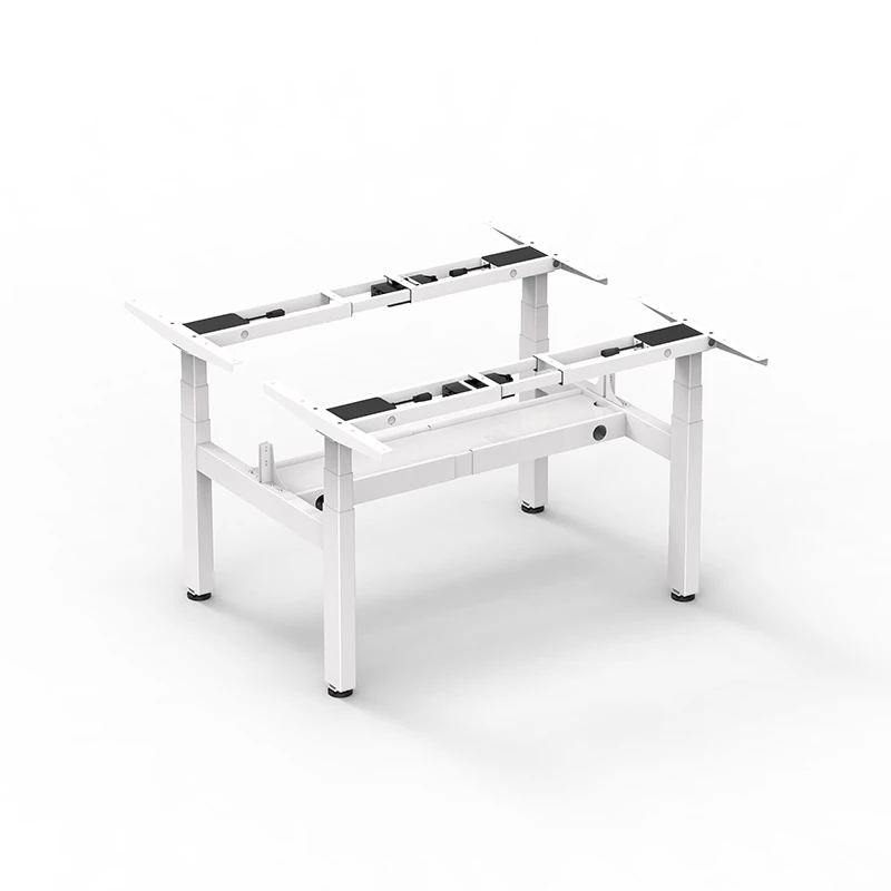 4AF3-2 Four Leg Office Workstation Desk Electric Table Height Adjustable Ergonomic Desk For 2 Person Standing Desk Frame