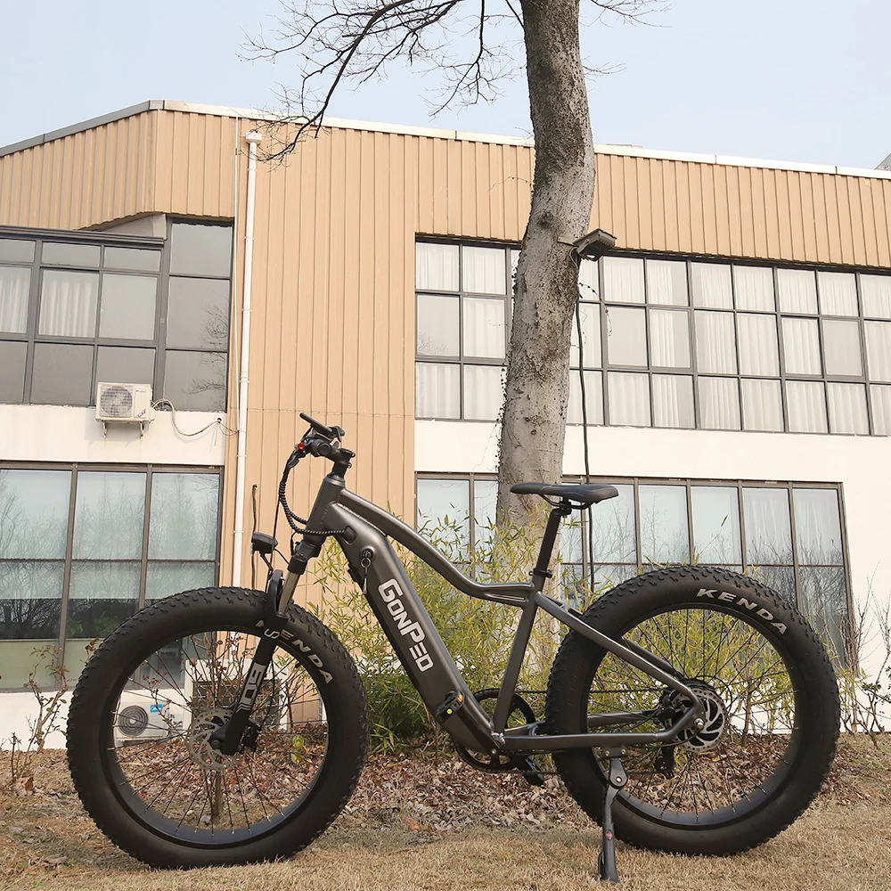 500w 48v Brushless Motor 26 inch Fat tire  electric bike hardtail for men city ebike