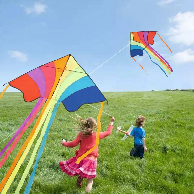 2022 Low price factory wholesale kites flying delta kite rainbow kite