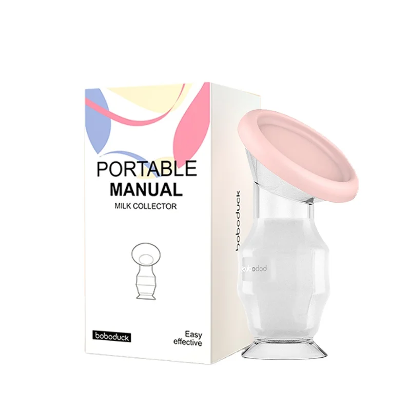 BPA Free Manual Silicone Breast Pump Milk Collector Saver Suction