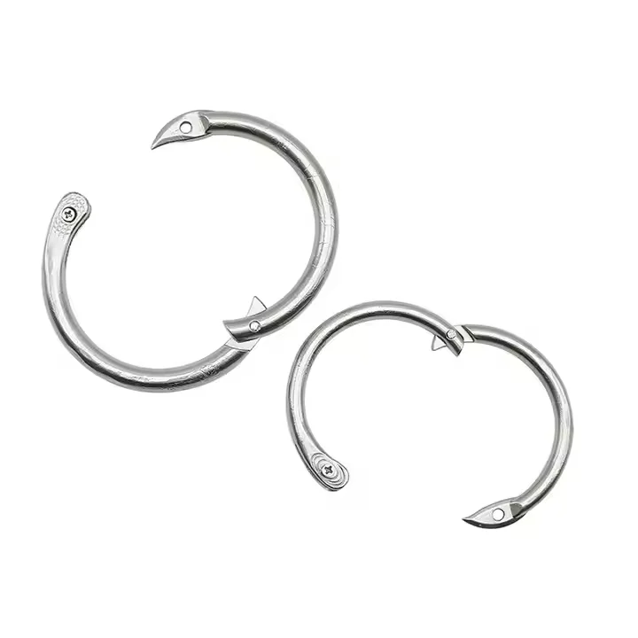 Stainless Steel Cattle Nose Ring Husbandry Livestock Farm Accessories  Adjustable Cow Bull Veterinary Cattle Clip Rings