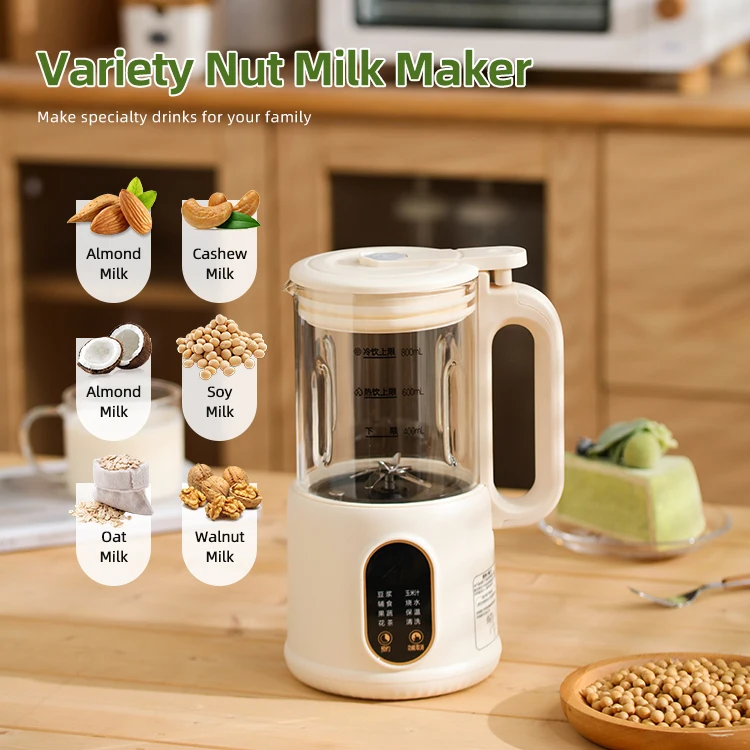 High Quality Soya Milk Machine  Walnut Nuts Almonds Soybean Blenders Nut Milk Maker Machine