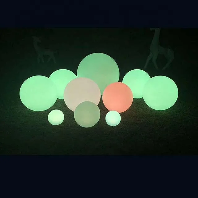 10CM PE RGBW colour garden lights led solar balls with waterproof for indoor or outdoor