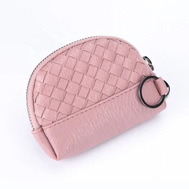 
2019 new purse fashion laser solid color key card package multi-function mini wallet 