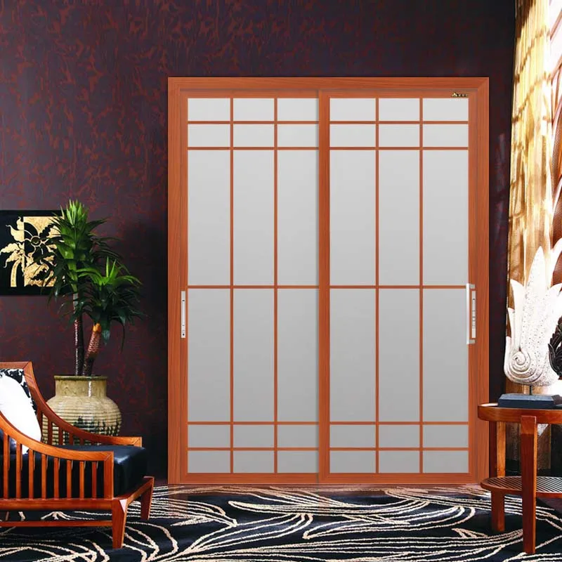 
Custom aluminum alloy sliding door integral doors and Windows bathroom door kitchen indoor glass 