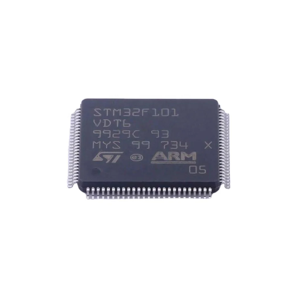SHENZHEN MCU 32-bit STM32F ARM M3 RISC 384KB Flash 2.5V/3.3V 100-Pin LQFP Tray - Trays STM32F101VDT6