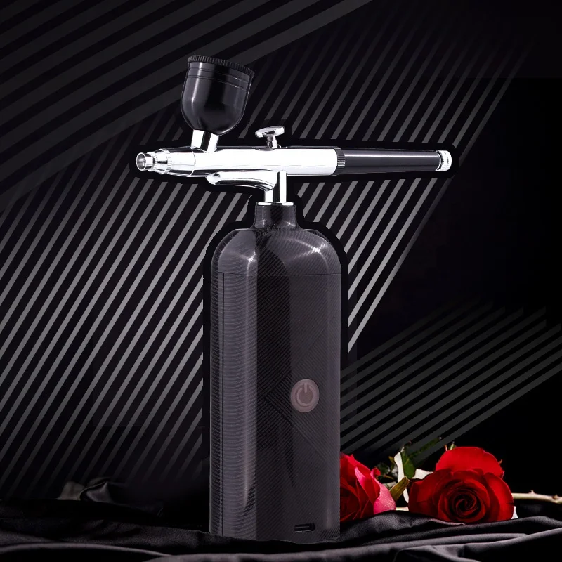 NEW arrival Airbrush Compressor 35PSI High-Pressure Air Brush Set Cordless Rechargeable for Nail Art Makeup Painting