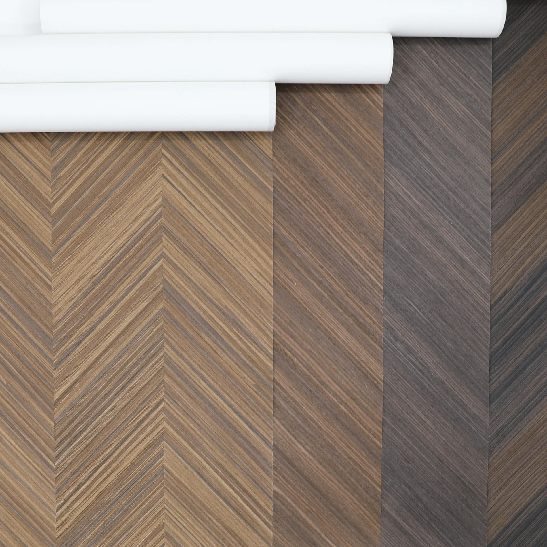 Greenland stripe Engineered Wood Veneer Collage Series table flooring Furniture Door Plywood skin Wallpaper For Home Decoration