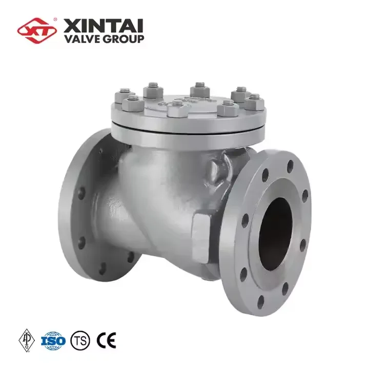 Equitable price H44H-150LB 4inch Cast steel  WCB API swing check valve
