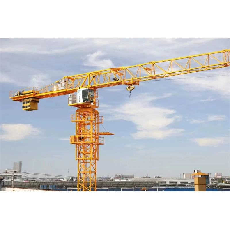 Used Tower Crane for Construction Stationary Crane with Pump Core Components for Building Sites