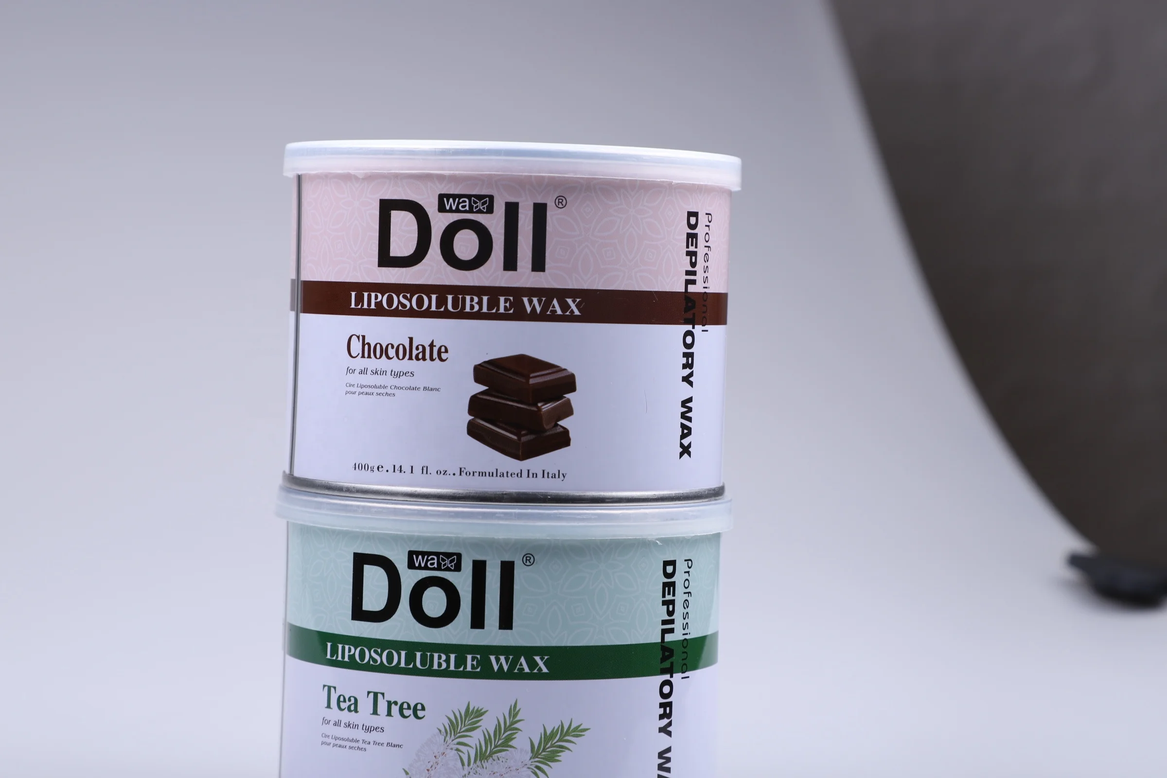 Chocolate 400g Depilatory Metal Tin Wax Liposoluble Soft Hair Removal Wax