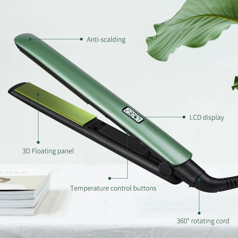 S9960 Hair Keratin Straightening Brazilian Professional Hair Straightener Iron LCD Electric Keratin Treatment Hair Straightener