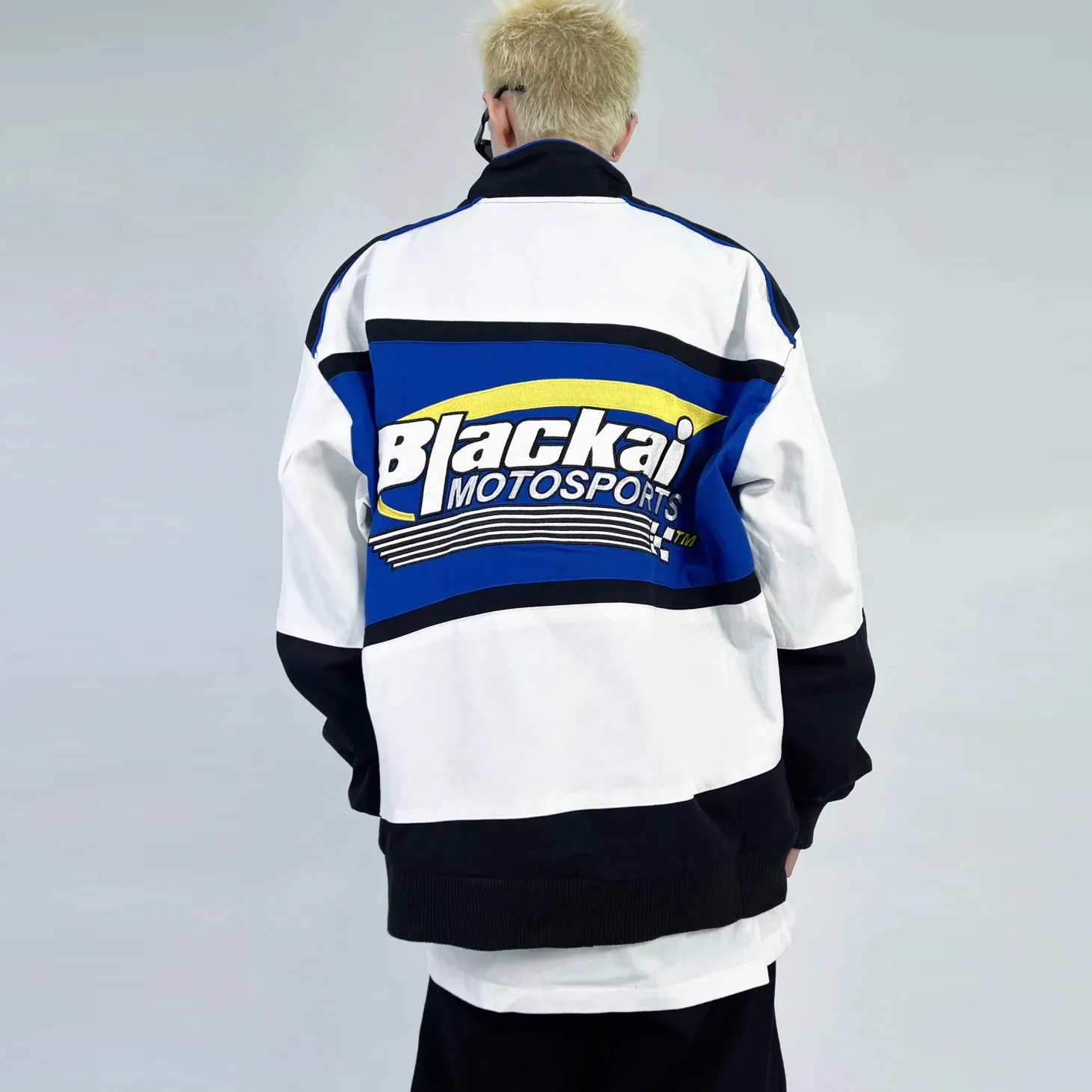 Custom Designer Team Racing Motorcycle Varsity Jacket Patchwork Urban Custom Vintage Varsity Racing Jacket