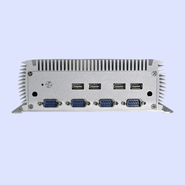 6 Lan 2 Com Port Industrial Computadora Mini PC 4G 8G RAM Dual Core 2.2 GHz 2.7GHz Core I3 PC Fanless Industrial Mini PC