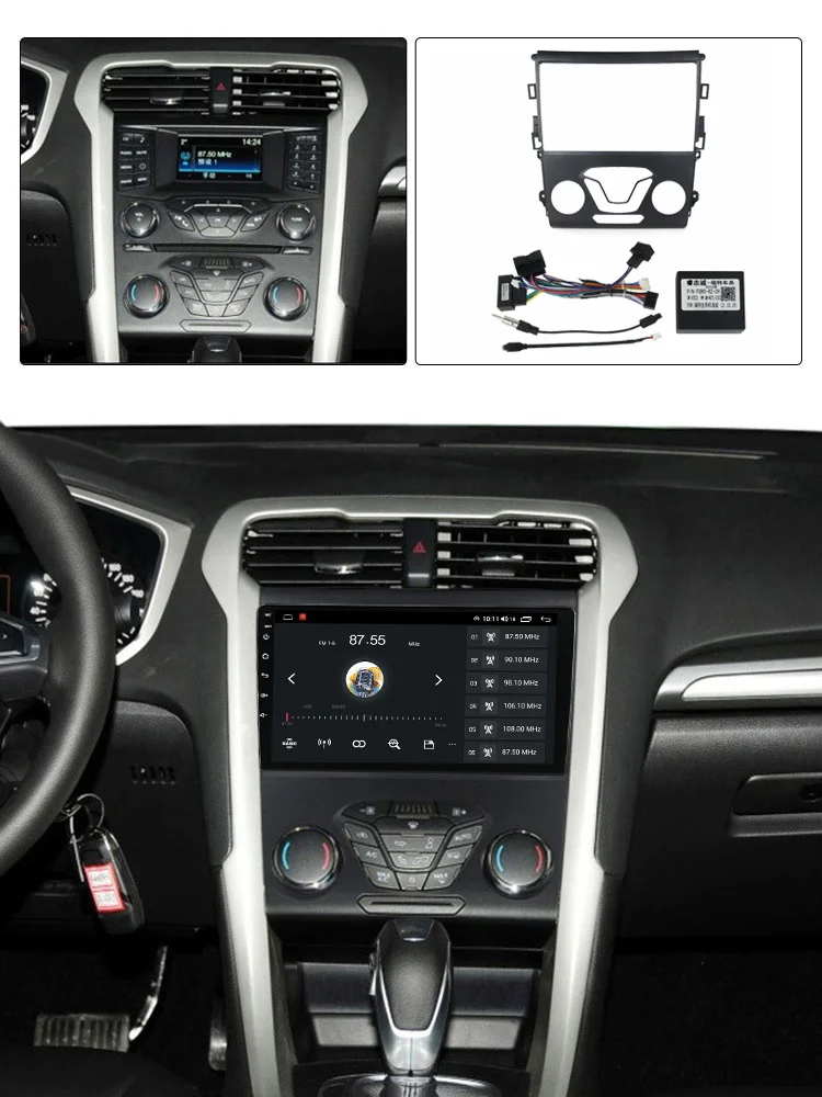 MEKEDE Canbus коробка автомобильный стерео рама автомобиля Видео android автомобилей Радио Рамка для Ford Ranger Fiesta Transit S-MAX Mondeo Kuga Focus