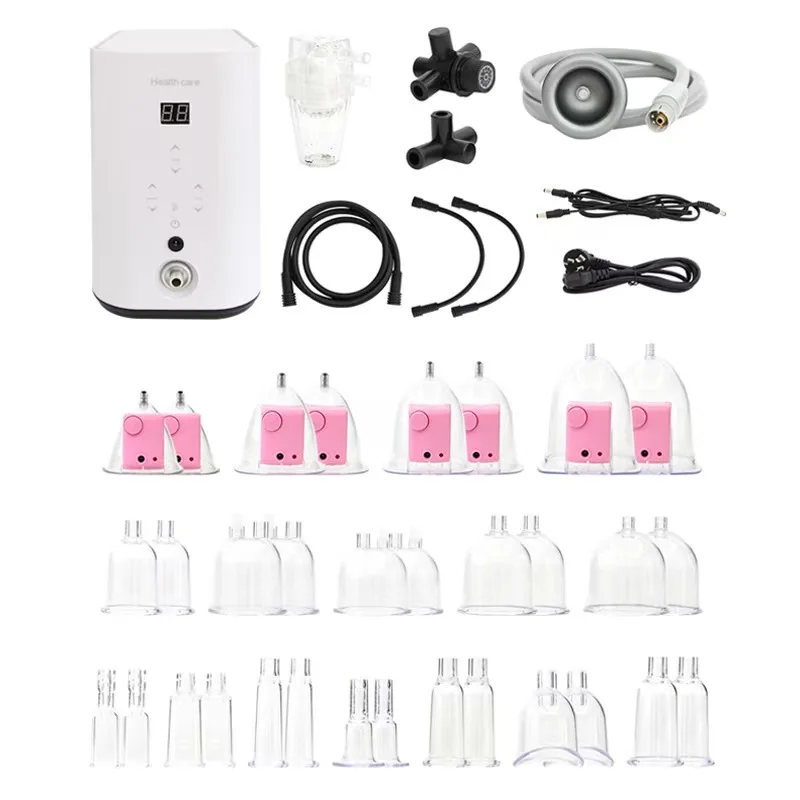 Au-6002 Breast Enlargement Massager Machine Home Vibration Nipple Sucking Buttock Lift Cupping Equipment