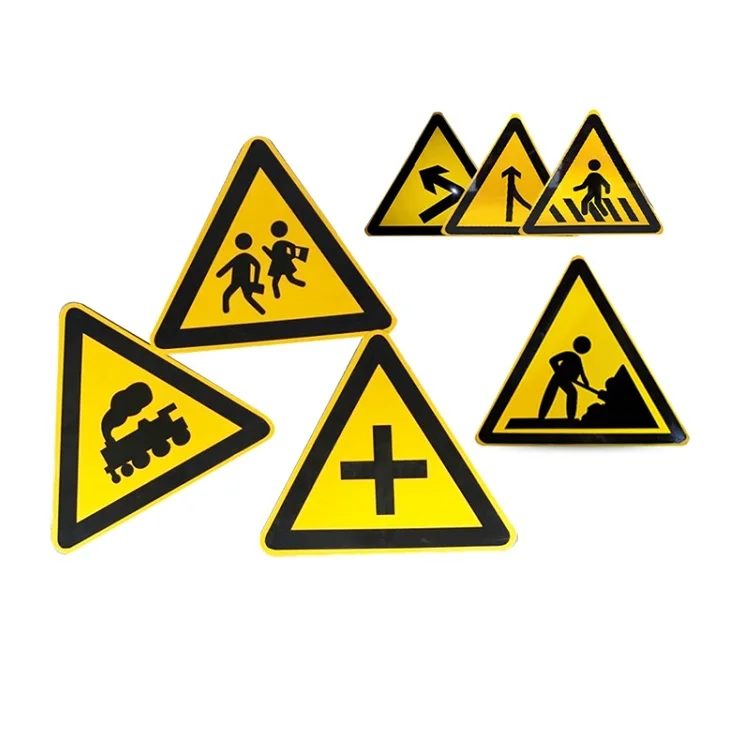 Factory Direct Sales Promotional triangle traffic control Traffic Road  reflective warning road signs board size customized
