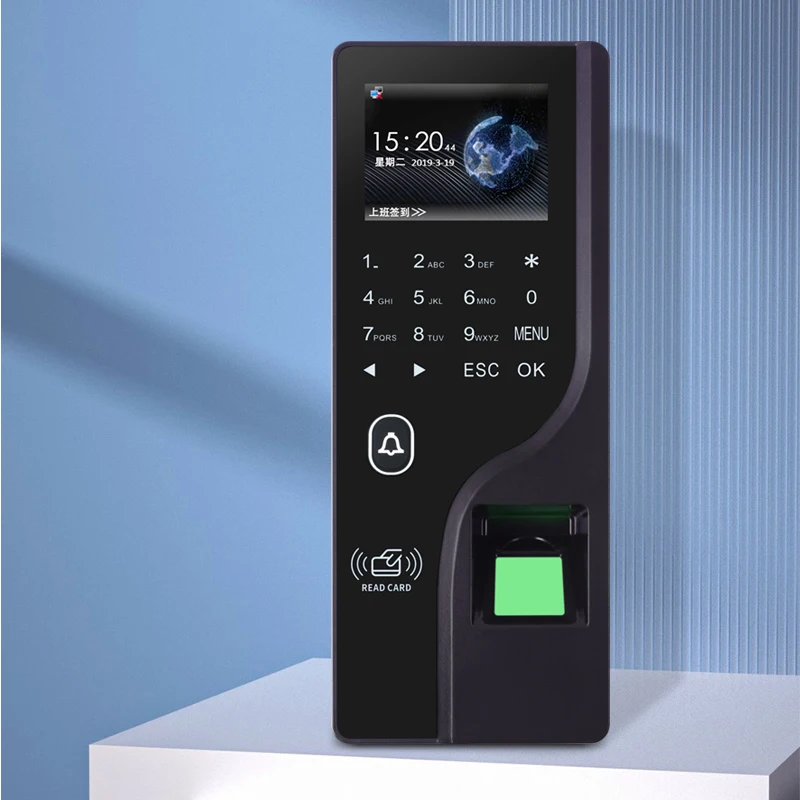 Doorbell Access Control School Attendance System Biometric Finger Print Time Attendance Machine