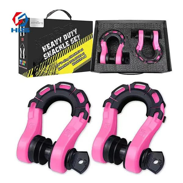 8Ton 7/8' Dee Shackle for Off-Road Vehicle Trailer Galvanized Alloy Steel towing shackle Dee US Industrial US Type Bow Shackles